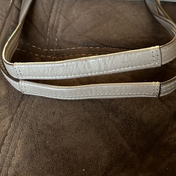 Coach F27391 Taylor Eyelet Leather Carryall silver/putty - Picture 5 of 8